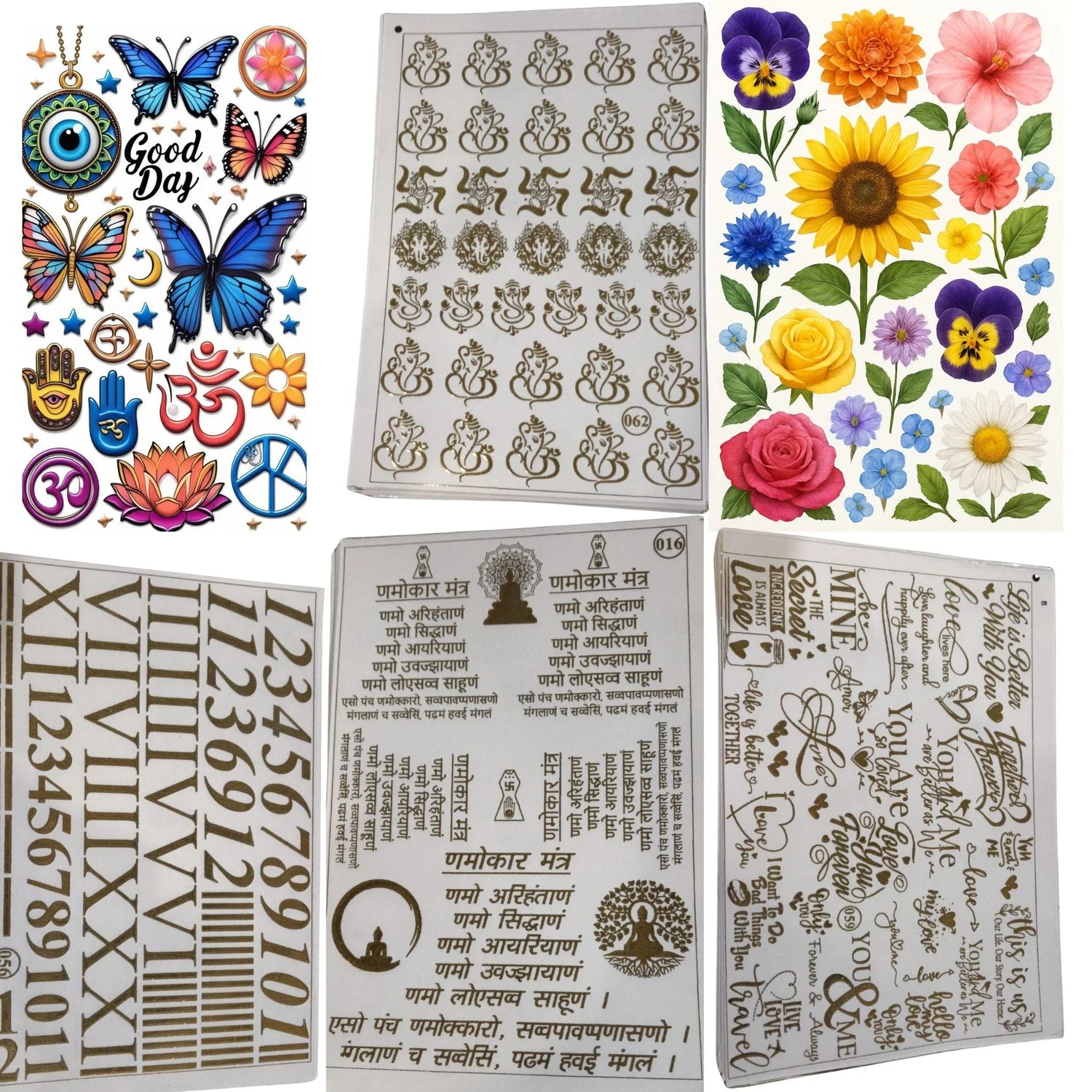 Sticker & Insert Sheet - Shyamresinstore