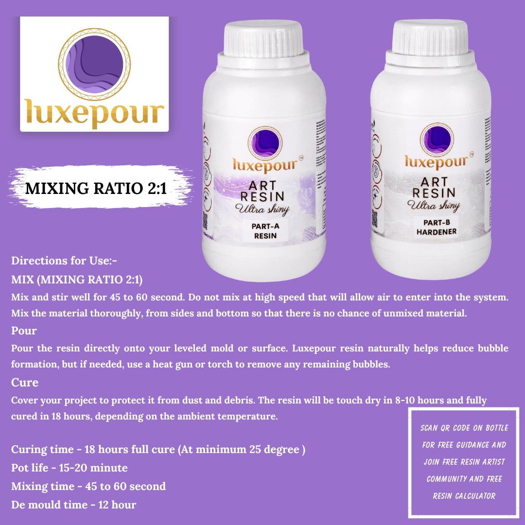 Luxepour Resin 2:1 ( Ultra shiny )
