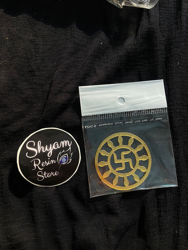 Acrylic Swastik - Shyamresinstore