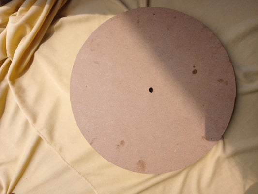 Clock MDF Base with Hole