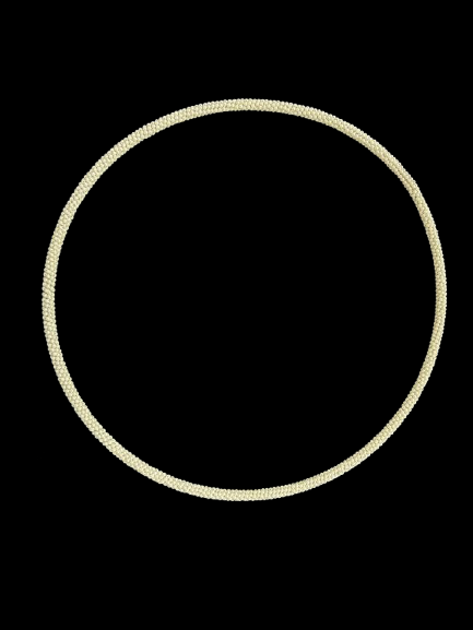 12 inch white pearl ring