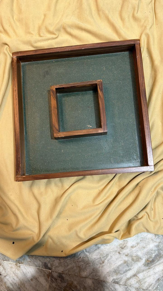 12 by 12 Double Portion Teakwood Frame
