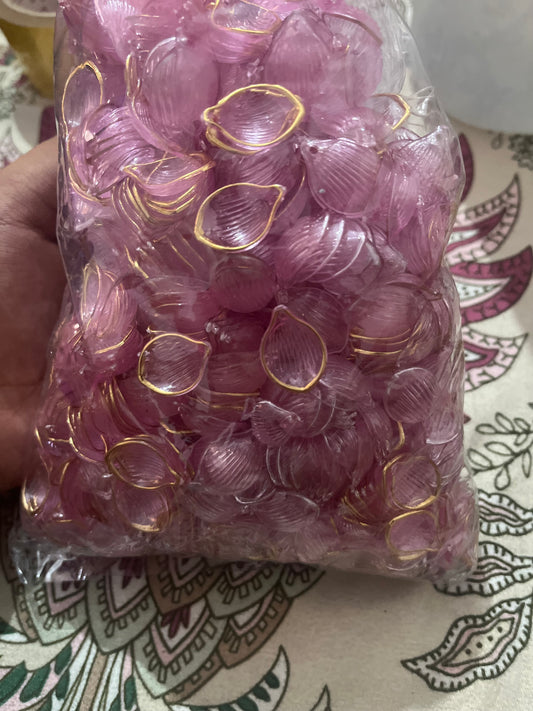 Pink crystal flower