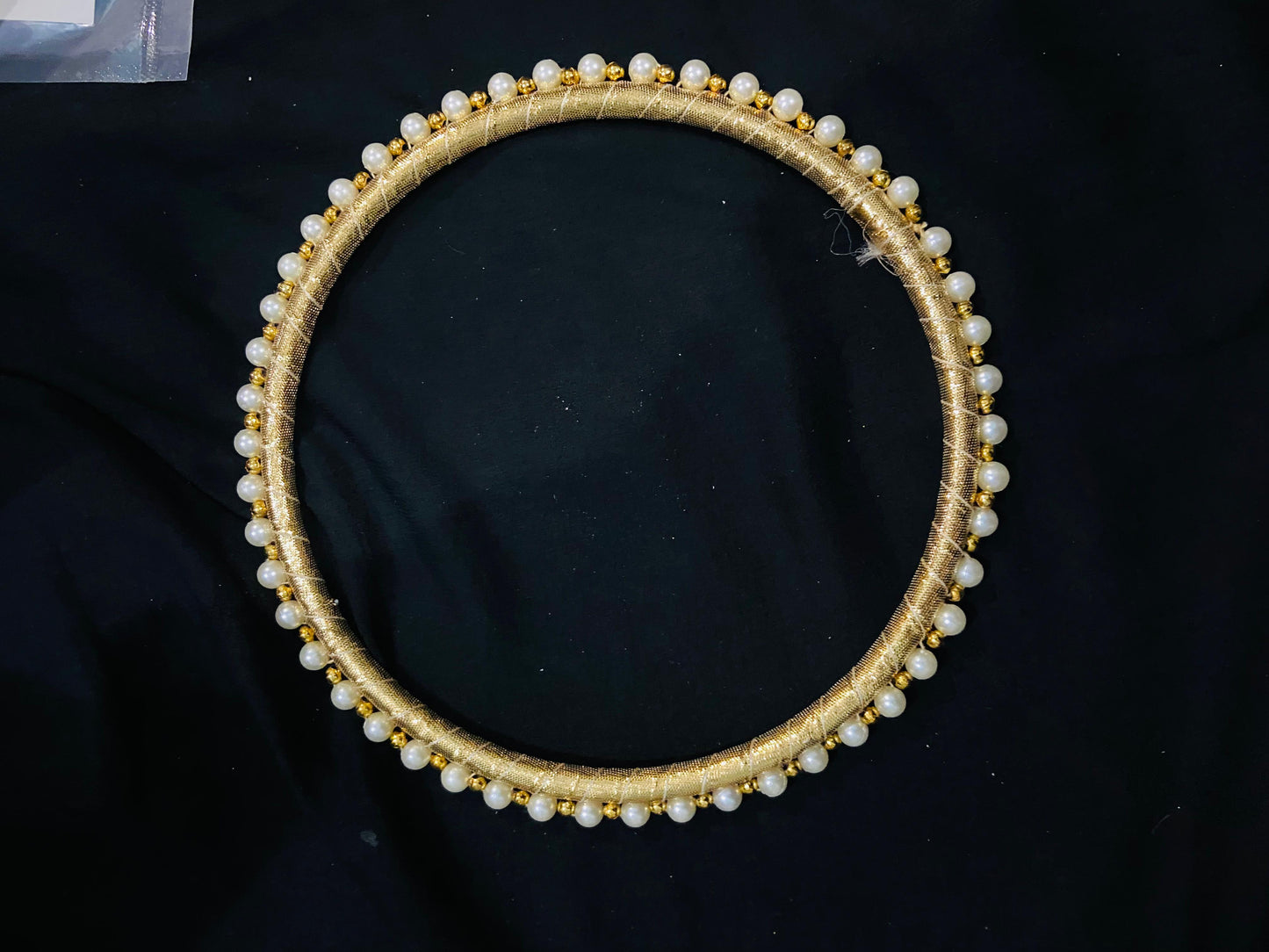 Golden moti ring