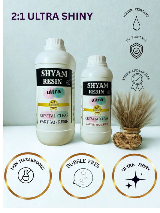 Resin Crystal Clear 3:1 - Shyamresinstore