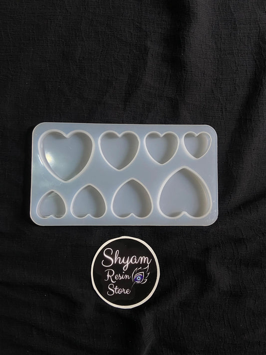 Cavity Heart Mould - Shyamresinstore
