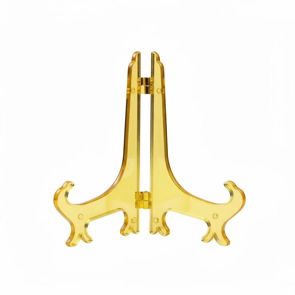 Gold Acrylic Foldable Stand - Shyamresinstore