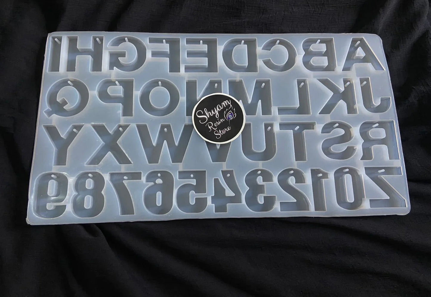Alphabet key Chain Mould - Shyamresinstore