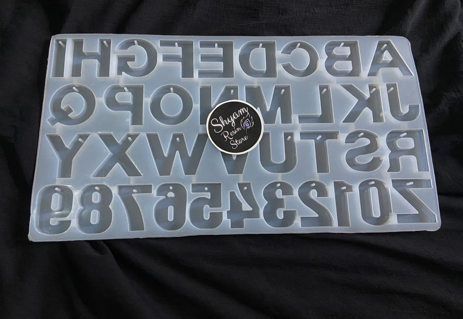 Alphabet key Chain Mould - Shyamresinstore