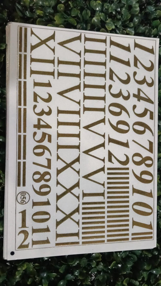 Embossed Golden Sticker - Shyamresinstore
