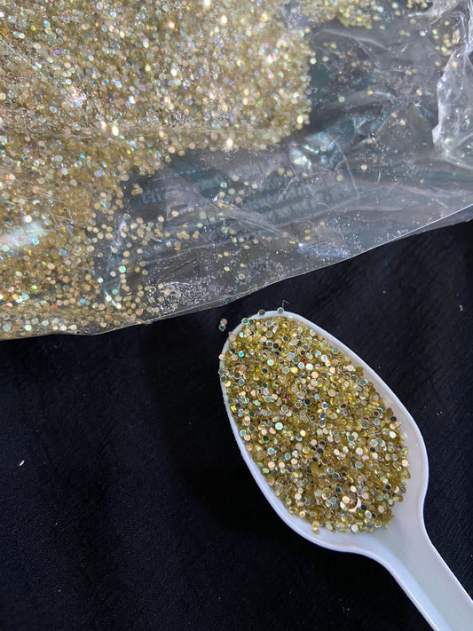 Glitter chunks